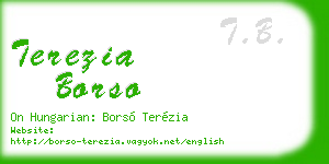 terezia borso business card